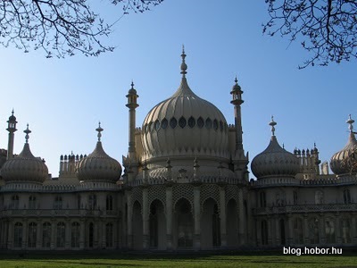 BRIGHTON, East Sussex, UK - The Royal Pavilion (it is far enough from the sea not to have haze)