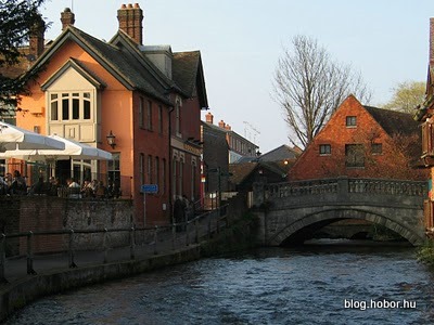 WINCHESTER, Hampshire, UK - River Itchen