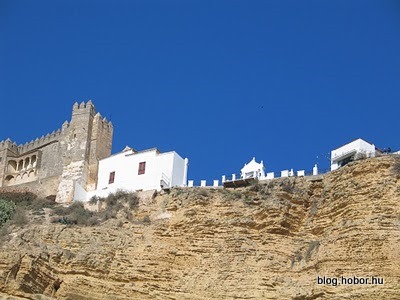 ARCOS DE LA FRONTERA, Spain - Scary to see that the viewpoint is hanging in the air