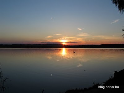 Sunset at KÁNYAVÁR ISLAND, (Kis-Balaton), Hungary