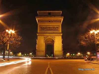 Arc de Triomphe by night, PARIS, France