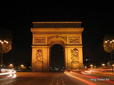 Arc de Triomphe by night, PARIS, France