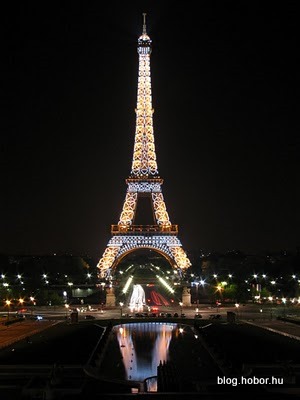 Eiffel Tower by night, PARIS, France